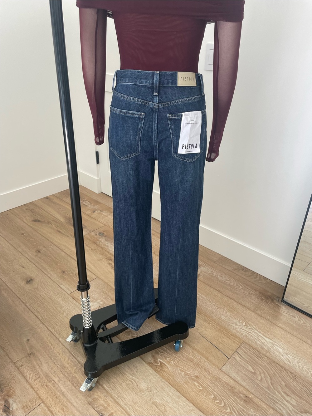 NWT pistola Cassie Dark Blue Jeans - Picture 2 of 2